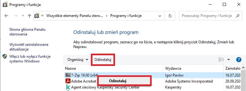 Jak odinstalować antywirusa i uniknąć problemów z komputerem